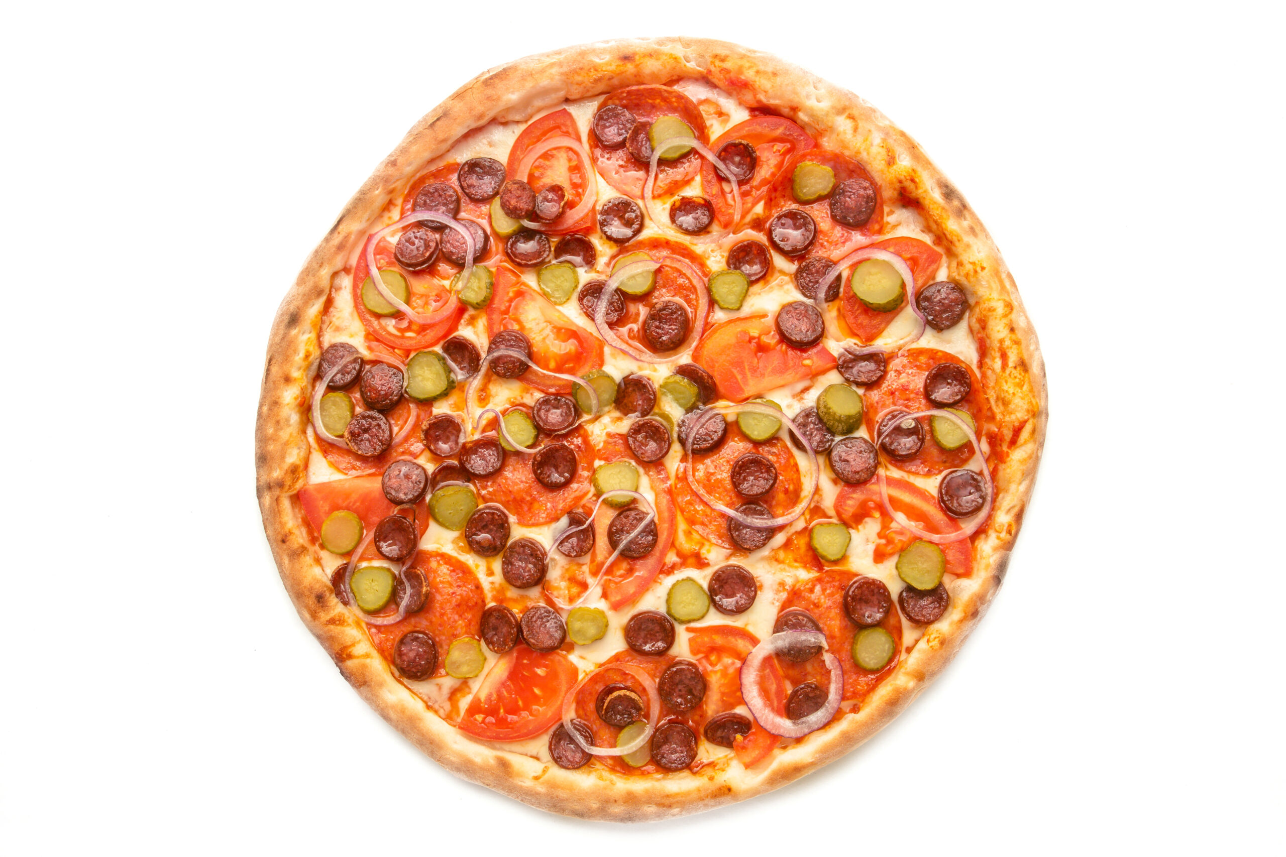пицца пепперони фото на белом фоне фото 115
